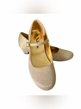Nina | Shoes | Nina Like New Girls Gold Dress Shoes | Poshmark